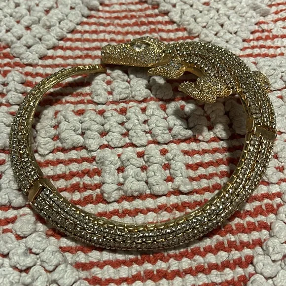 Zara Gold and Silver Statement Necklace - Picture 4 of 4